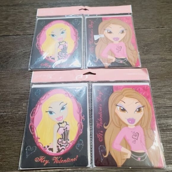 Vintage 2000s Y2K MGA Bratz Valentines Cards American Greetings - Picture 1 of 7